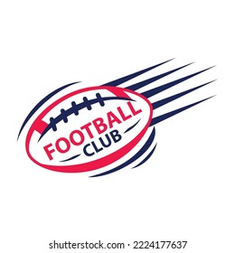 American Football logo vector - Rugby logo