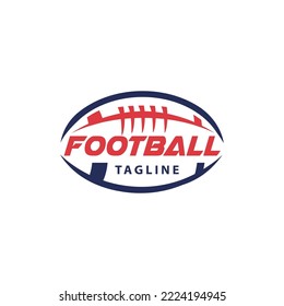 American Football logo vector - Rugby logo