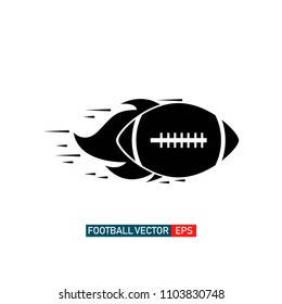 American Football Logo Vector Template Design Illustration