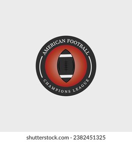 american football logo vintage vector illustration template icon graphic design