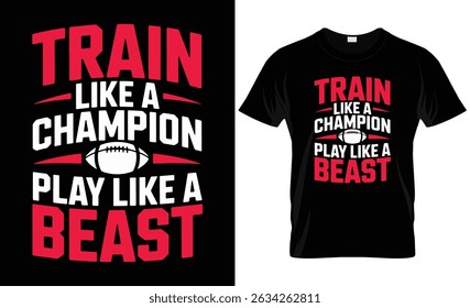 American Football Mascot T-shirt Design