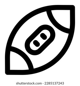 american football of memorial day outline icon set