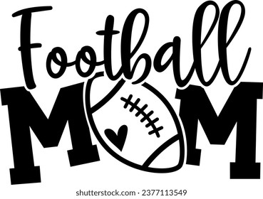 American Football MOM Digital EPs Vector graphics File