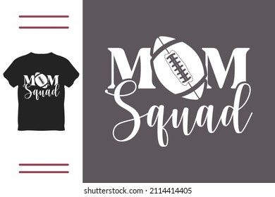 American football mom t shirt design