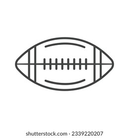 American football Outline, Rugby Vector, Rugby illustration, American football Vector, Football Line Art, Outline, Sports illustration, American Ball, vector, Football silhouette, silhouette