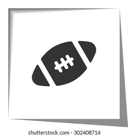 american football paper cut out