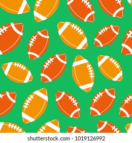 American football pattern. 