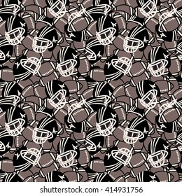 American football pattern 