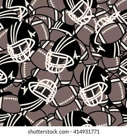 American football pattern 