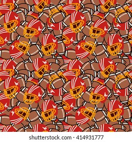 American football pattern 