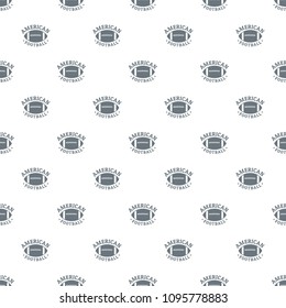 American football pattern vector seamless repeat for any web design