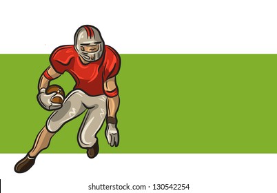 American football player