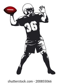 american football player