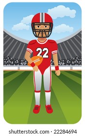 American football player