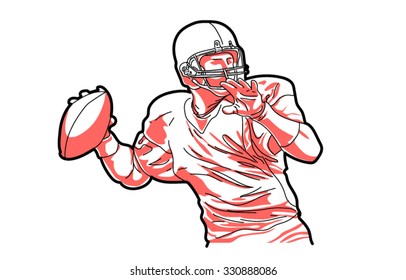 American football player