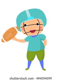 American football player