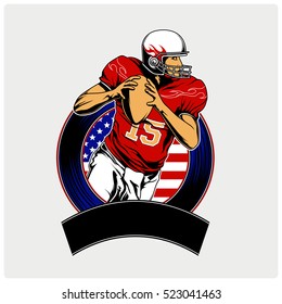 American football player.

