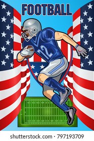 American football player