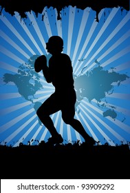 American football player