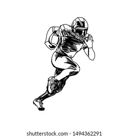 145,188 Football player running Images, Stock Photos & Vectors ...