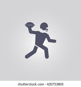 American Football Player Icon