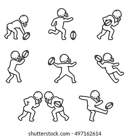 American football player icons