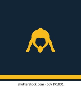 American football player silhouette.