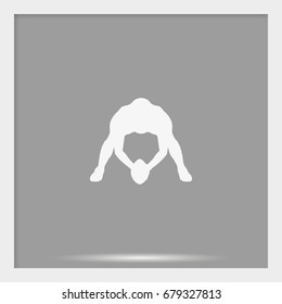American football player silhouette.