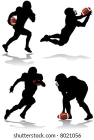 american football player vector