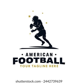 American Football player vector design illustration