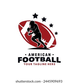 American Football player vector design illustration