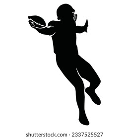 American Football Players Silhouettes , vector pack, various pose