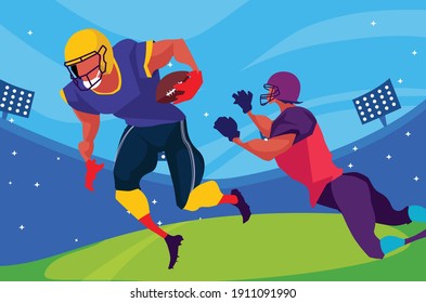 American football players, tackle, Super Bowl.