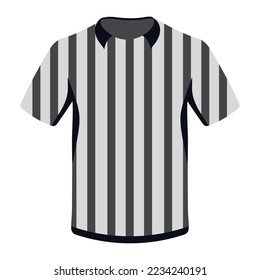 american football referee jersey icon isolated