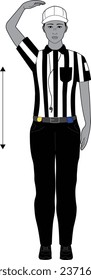 American football referee vector eps