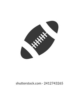 american football rugby ball icon vector