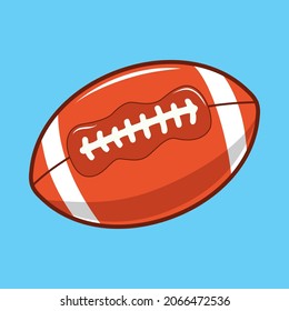 american football rugby ball Illustrations vector Isolated