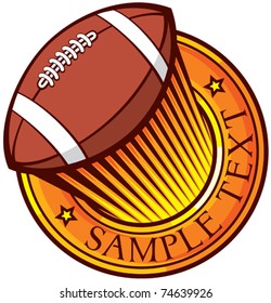 american football (rugby) club emblem