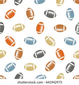 American Football Seamless Pattern