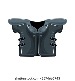 american football shoulders pads equipment isolated