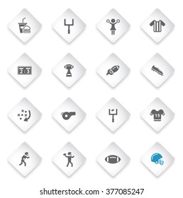 American football  simply symbol for web icons