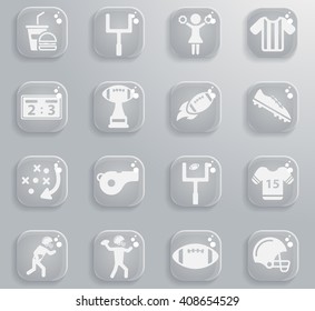 American football  simply symbol for web icons