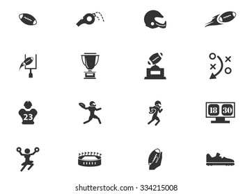 American Football simply symbols for web icons