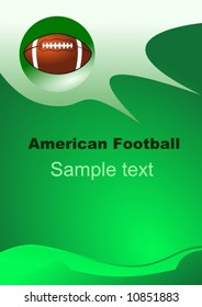 American football sport background and place for your text
