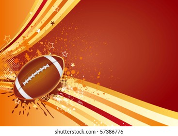 american football sport design element