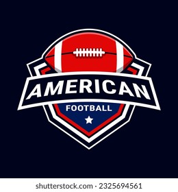 american football sport emblem logo