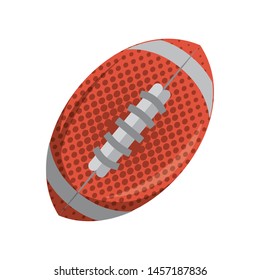 american football sport game ball cartoon vector illustration graphic design