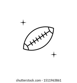 American football, sport icon. Element of sport thin line icon