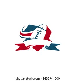 American Football Sport Logo Template Design Emblem 