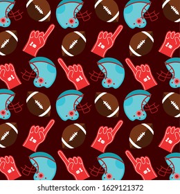american football sport pattern background vector illustration design